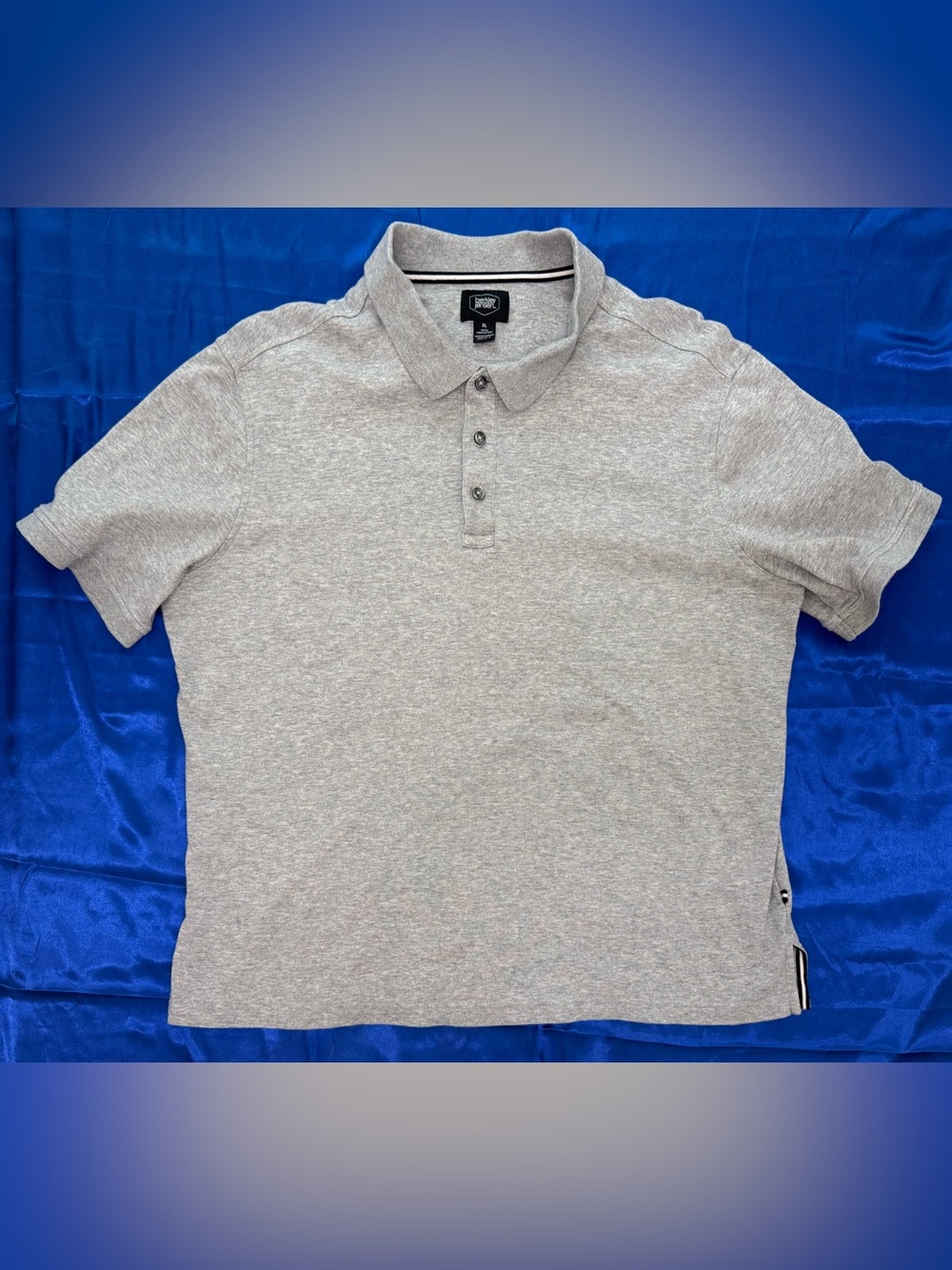 Berkley Jenson Light Heather Gray Short-Sleeve Polo Men’s XL - Pima Cotton